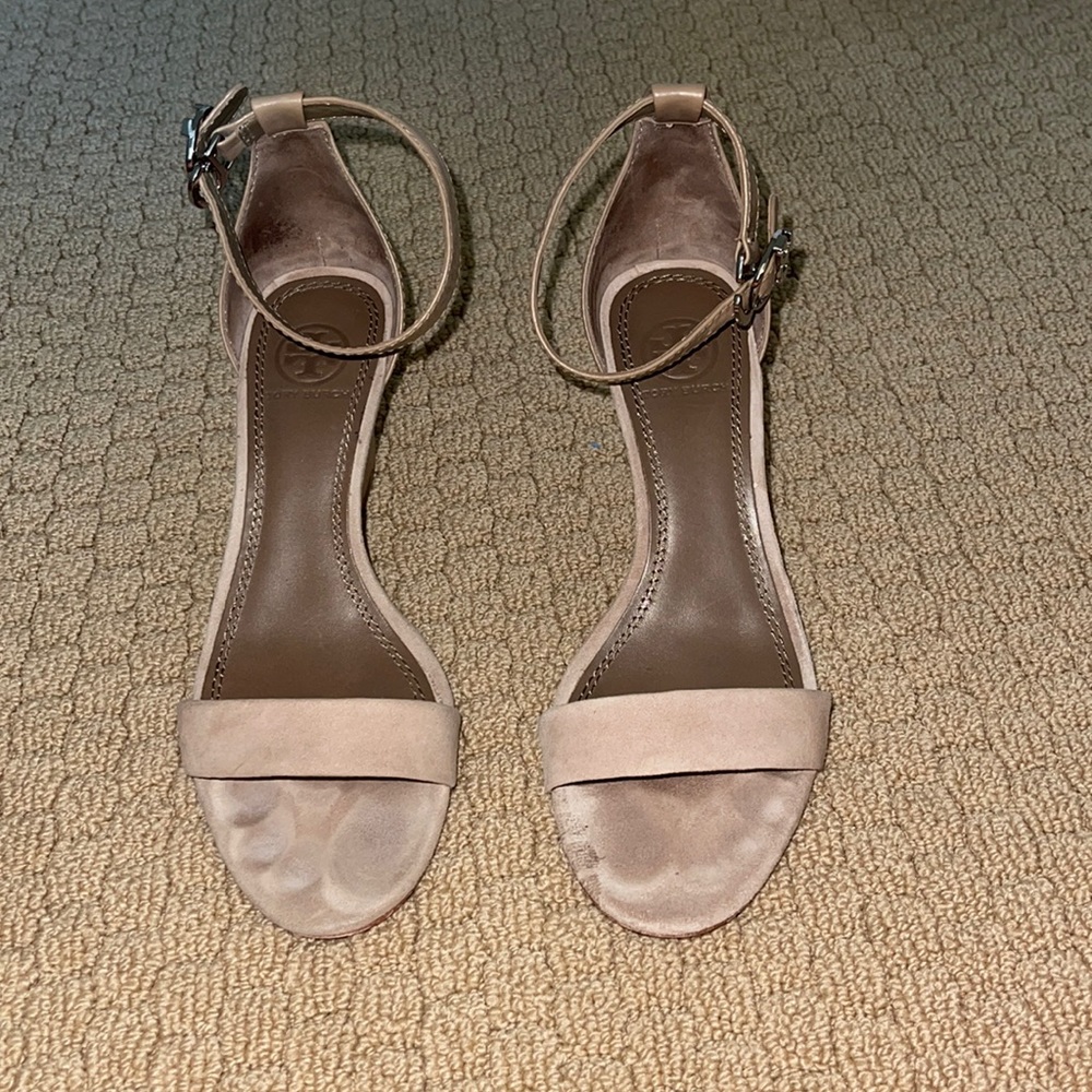 Tory Burch Suede Wedges